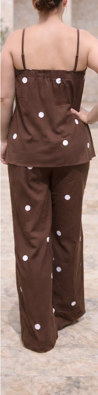 Polka Dot Pant Set