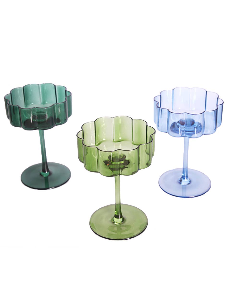 Flower Cocktail Glass