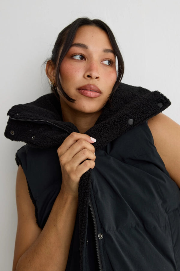 Reversible Sherpa Vest