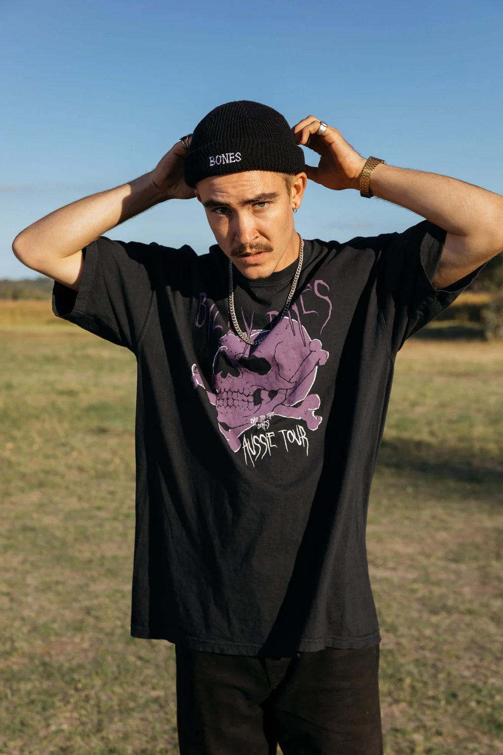Bones Docker Knit Beanie