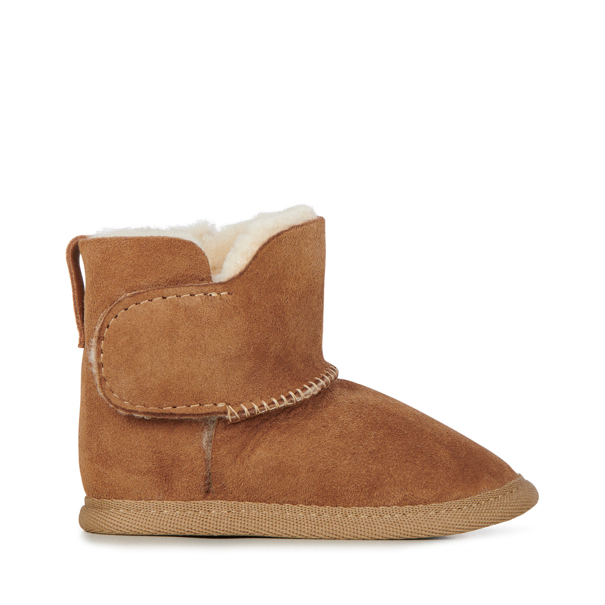 Platinum Baby Bootie - Chestnut