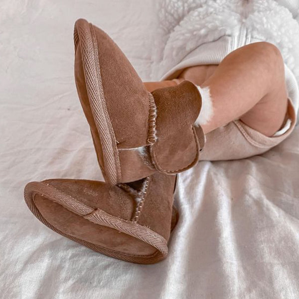 Platinum Baby Bootie - Chestnut