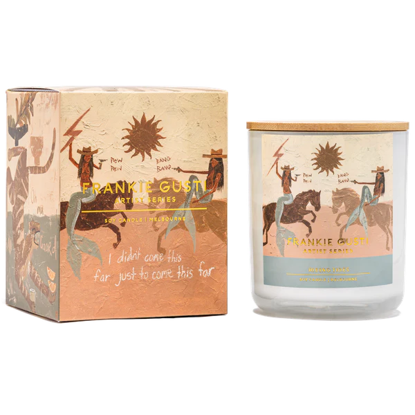Frankie Gusti Tahnee Kelland Artist cowboy mermaid candle