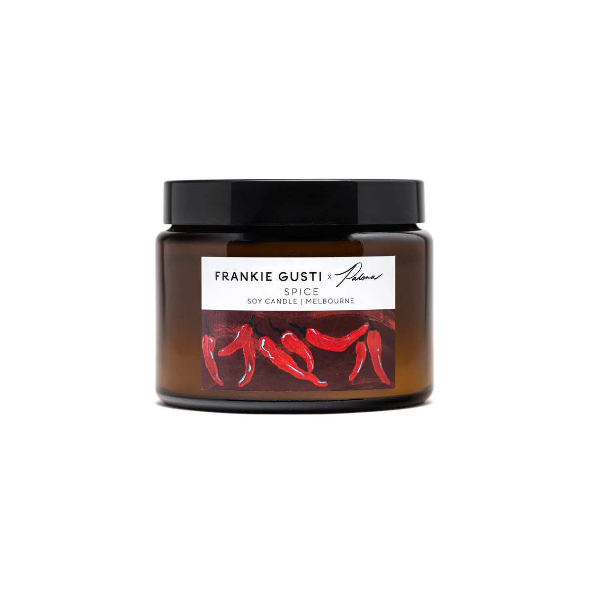 Big Frankie Gusti x Paloma Studio Candle - fragrance is spice, no background