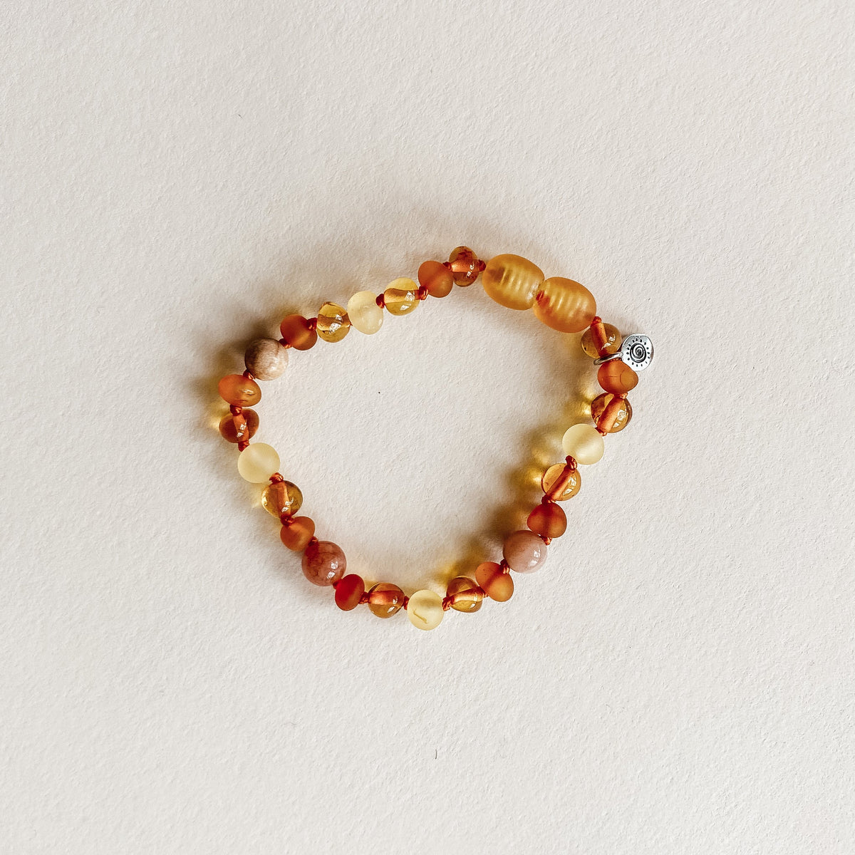 Soleil - Sunstone and Cognac - Toddler Anklet