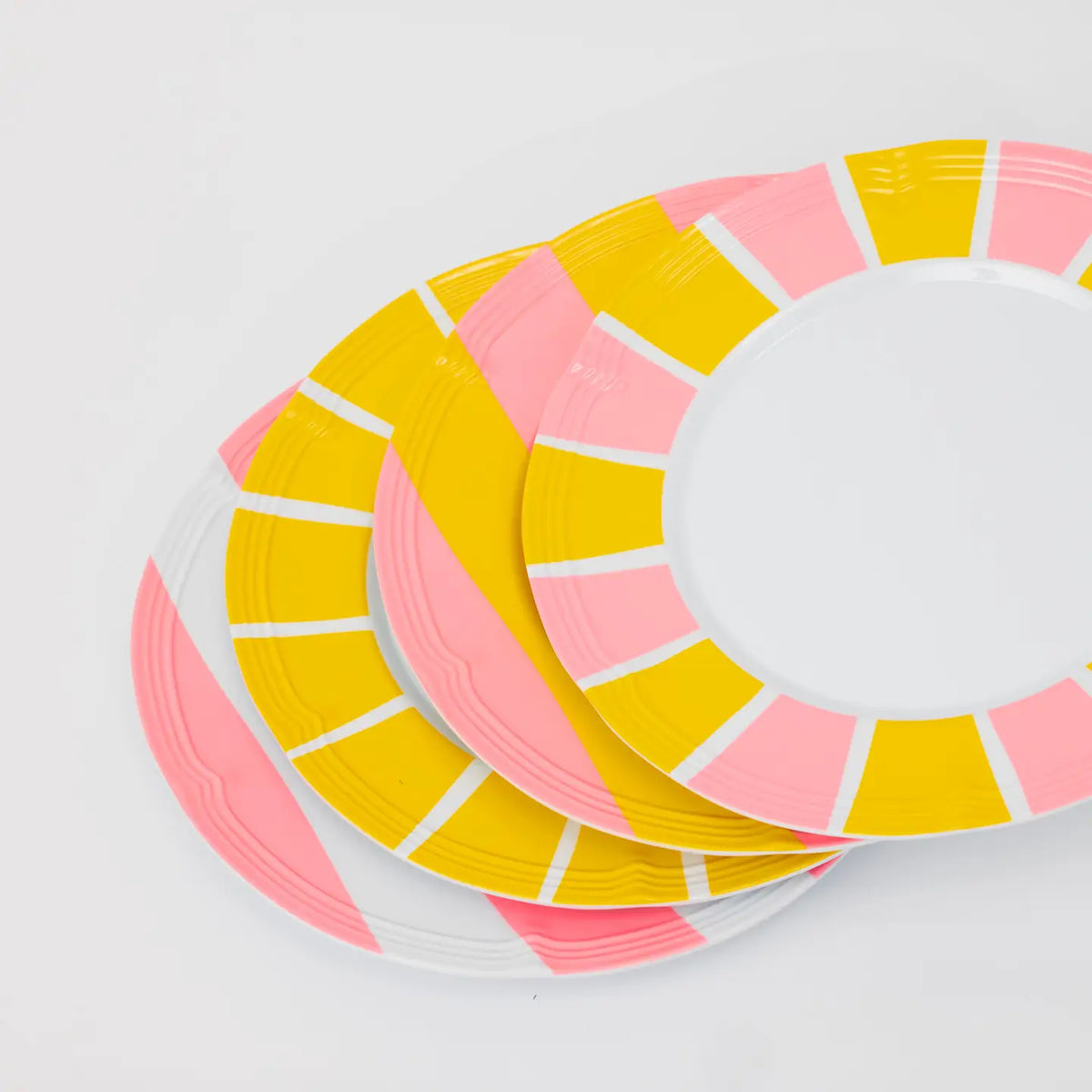 Baby, Let's Go Outside Melamine Plate Set - Striped