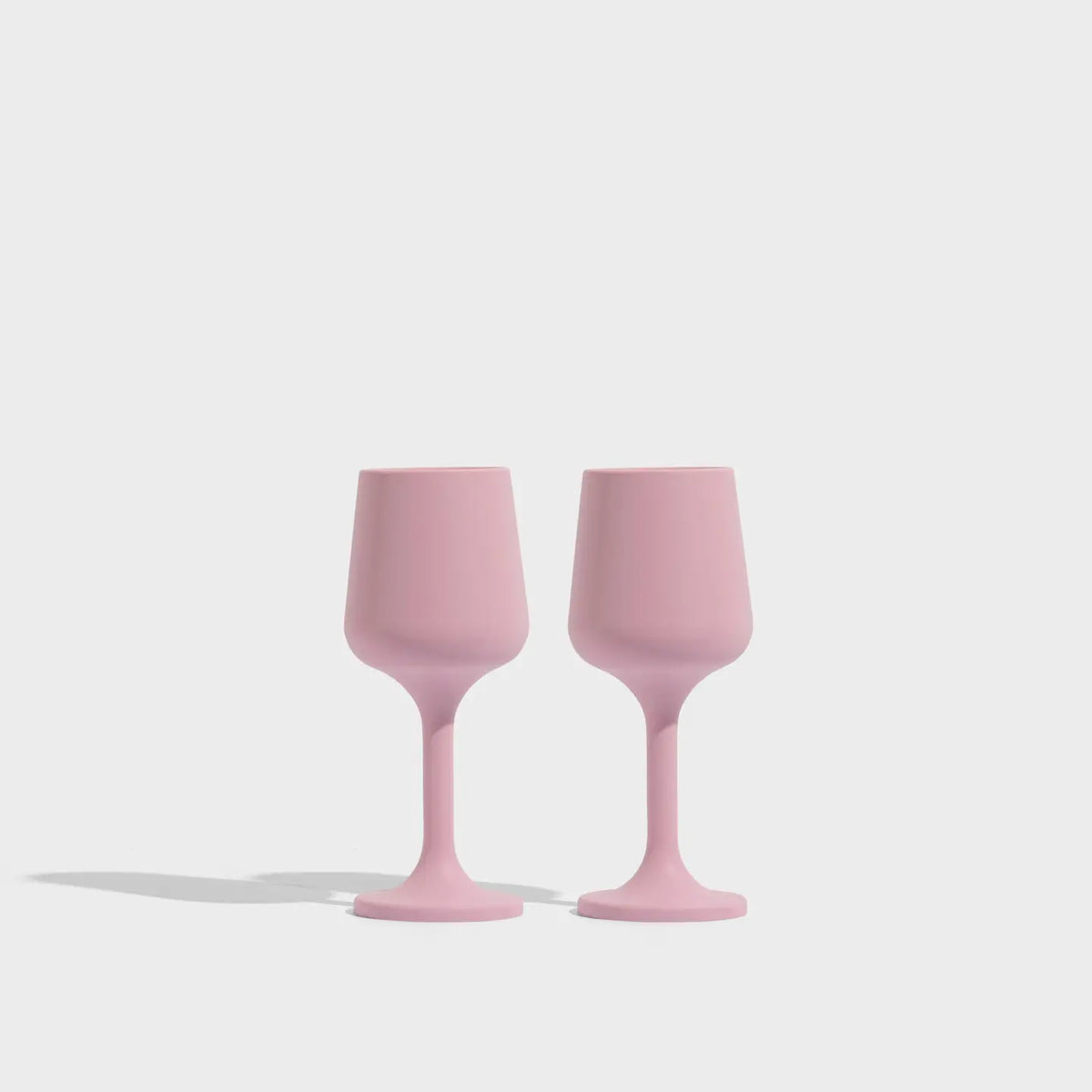Sweetheart Stemmed Goblet Set - Rose