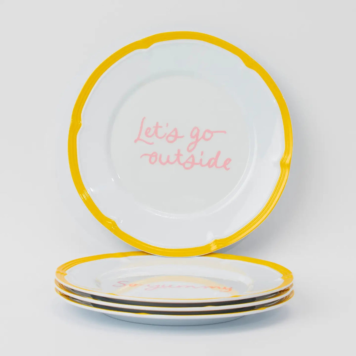 Baby, Let's Go Outside Melamine Plate Set - So Yummy