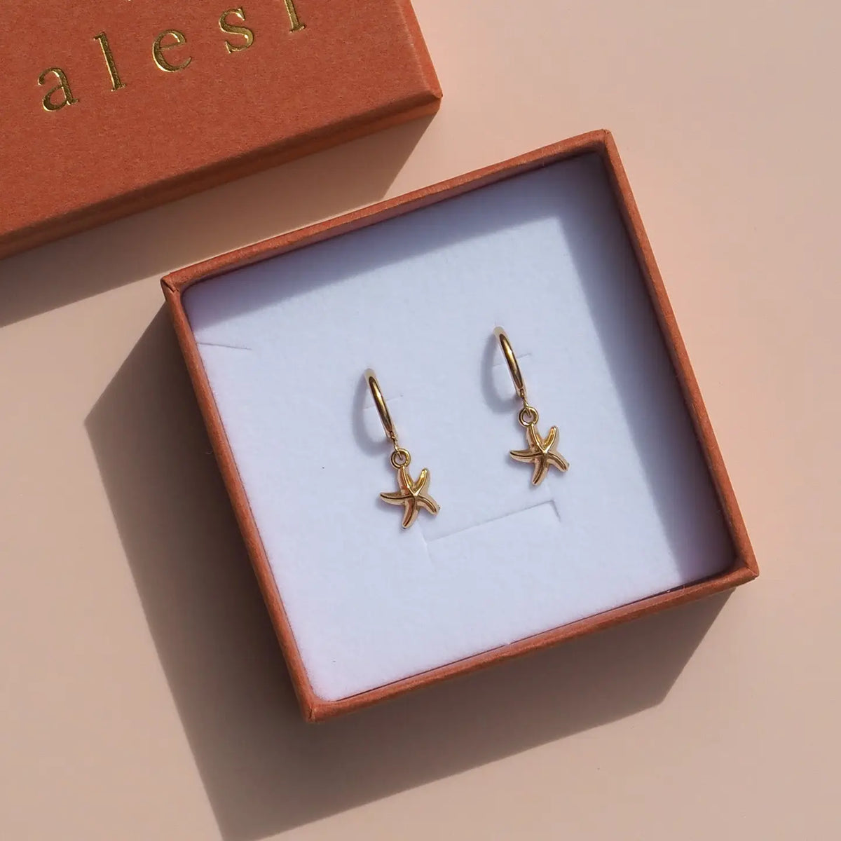 Starfish Hoop Earrings