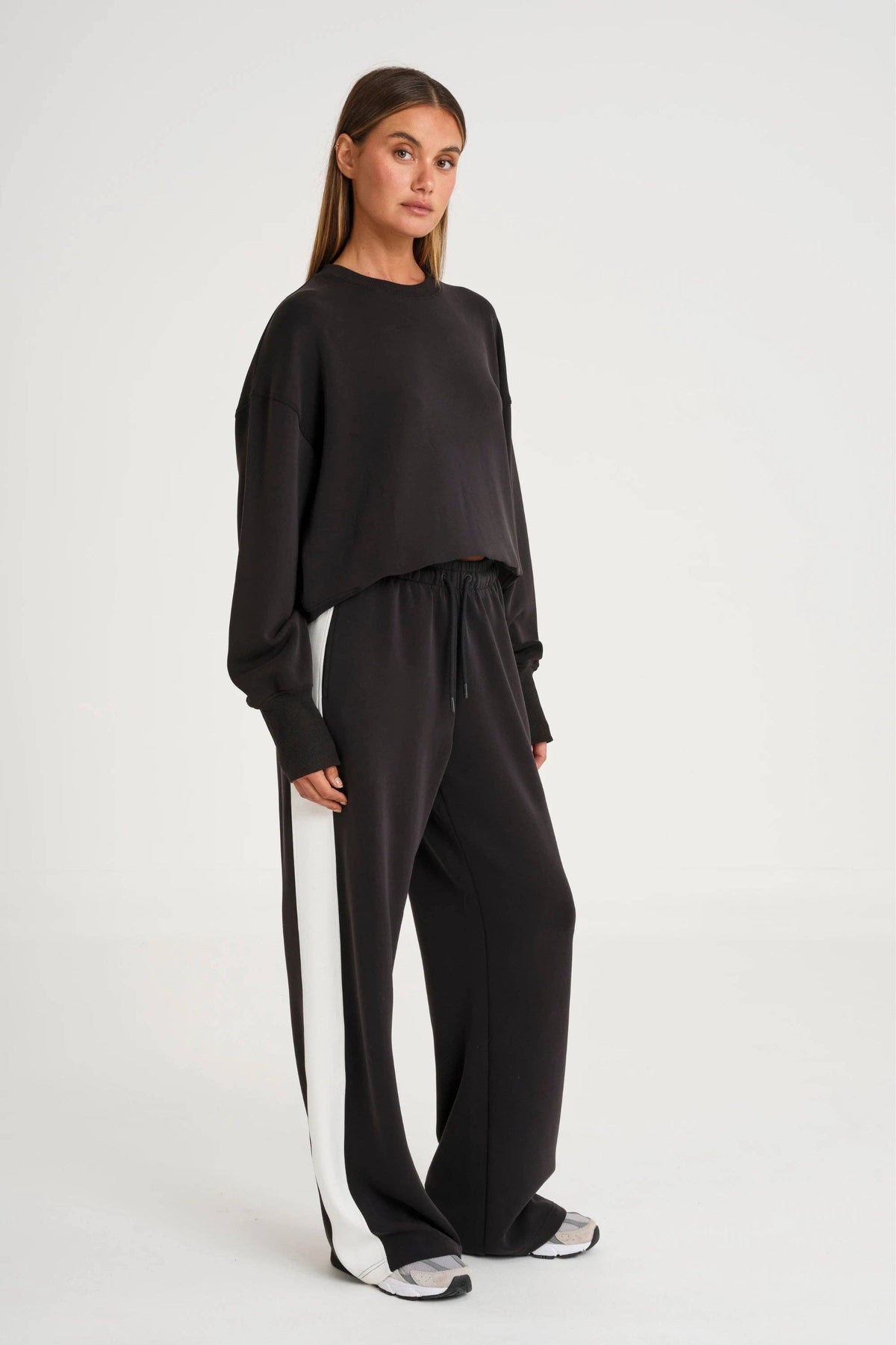 Wide Leg Track Pant