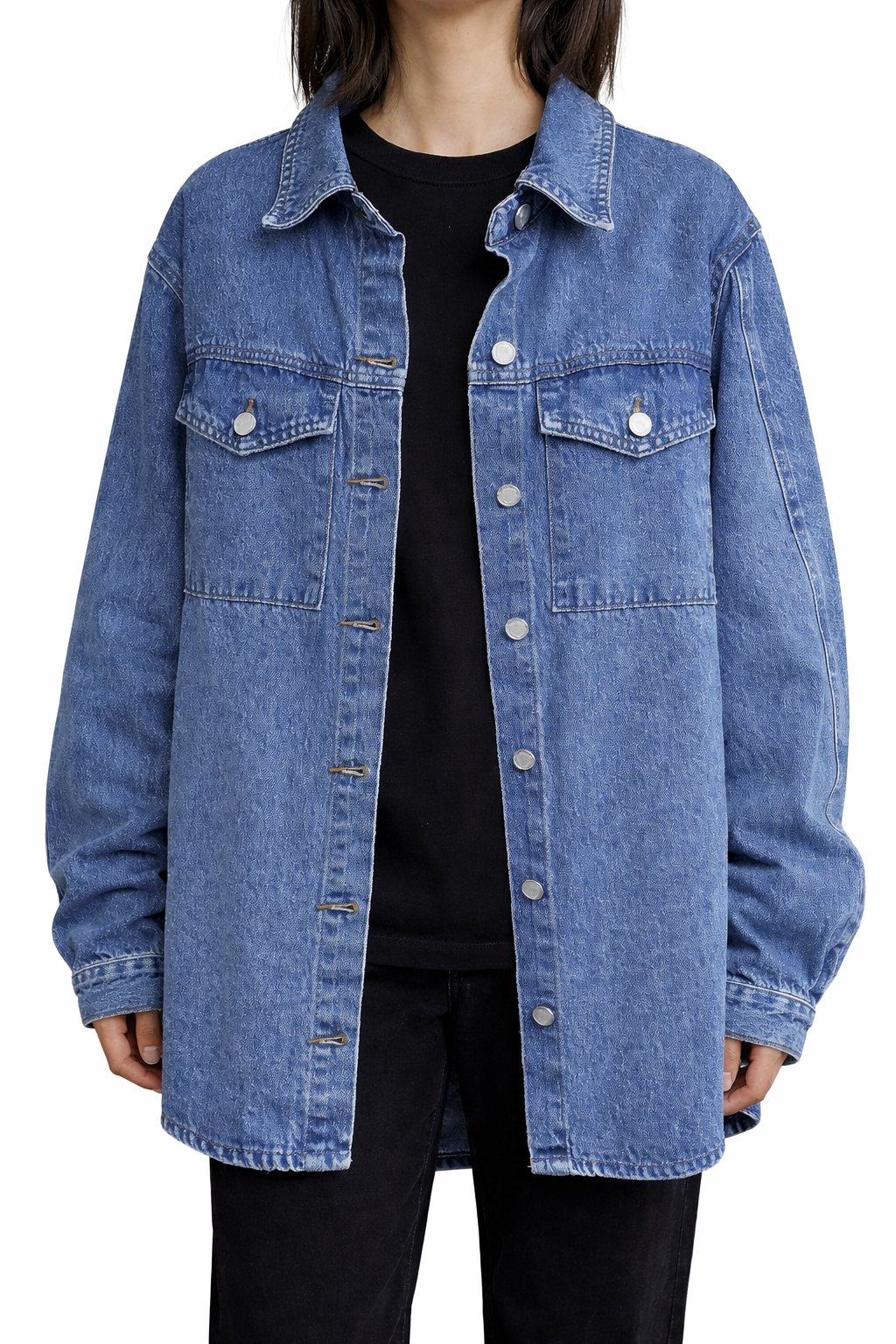 The Backroad Denim Shacket