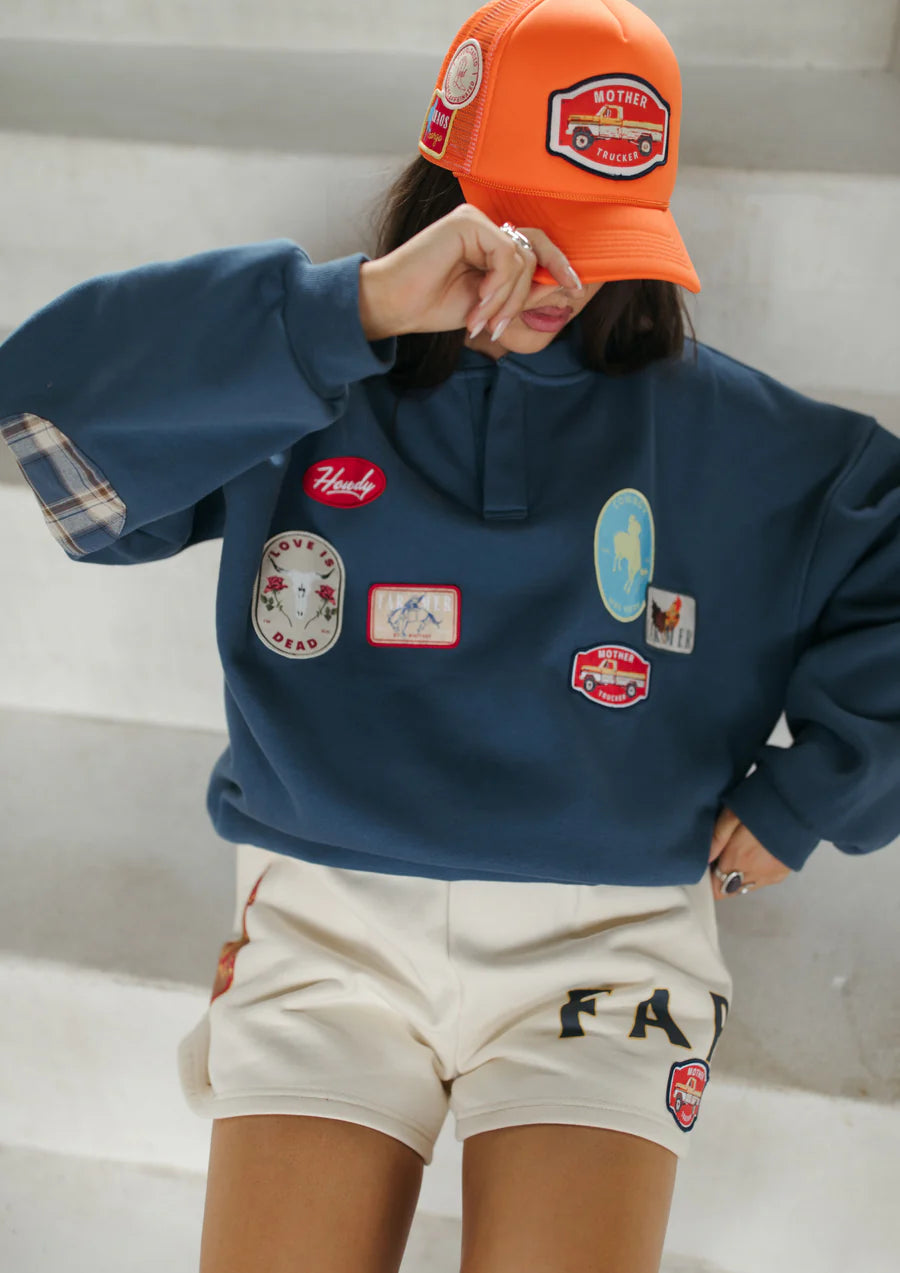 Love is Dead Button-Up Crew