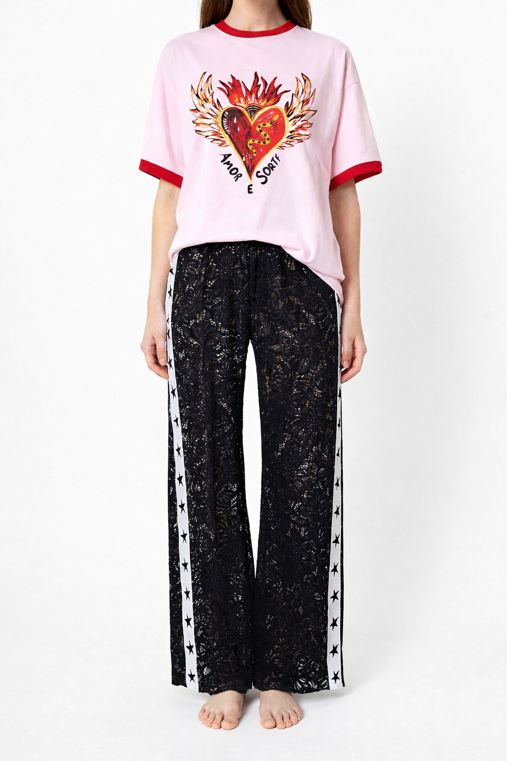 Lace Star Pants